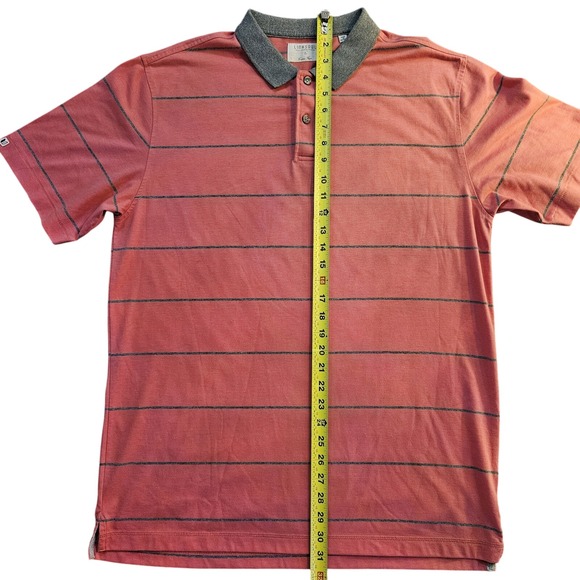 Linksoul John Ashworth Golf Polo‎ Tempus Fugil Men's Size L Luxury Cotton - Picture 7 of 8